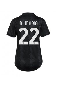 Fotbalové Dres Juventus Angel Di Maria #22 Dámské Venkovní Oblečení 2022-23 Krátký Rukáv